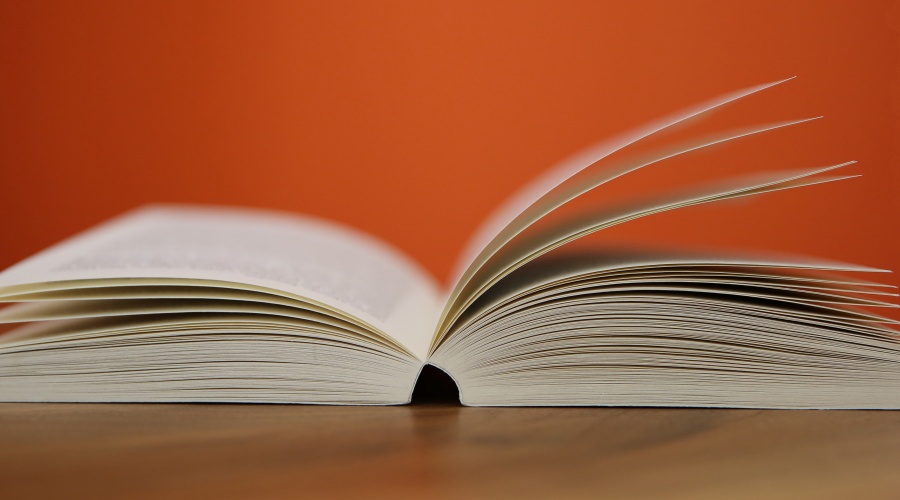 Book laying open