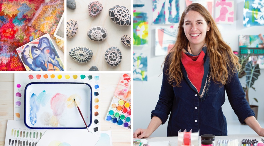 Crafts and woman 