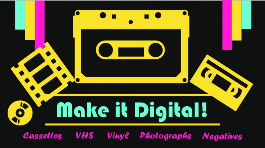 Make it digital illustration and logo
