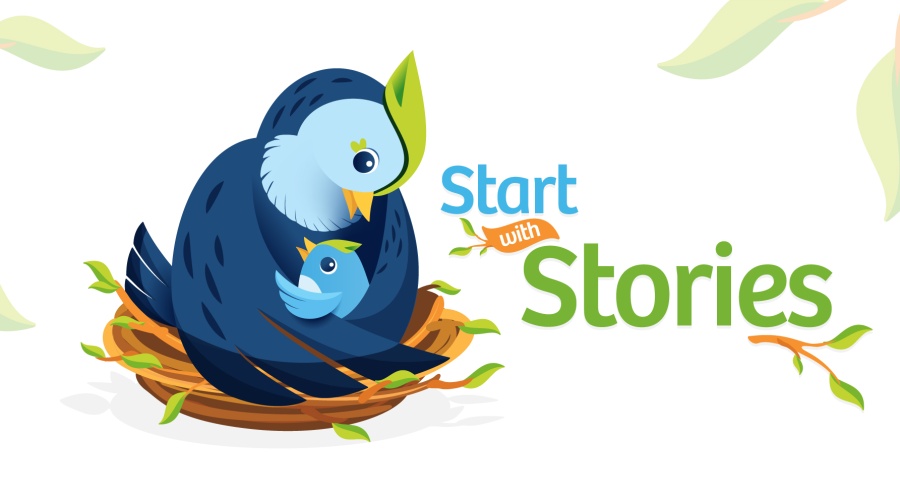 Start with Stories Logo