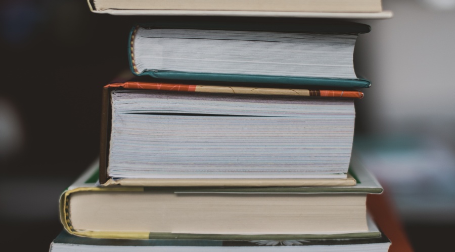 a stack of books