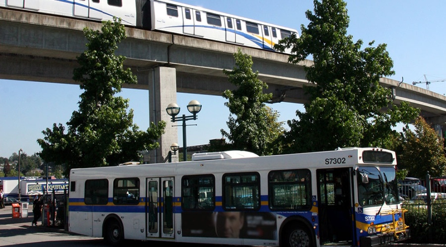 Bus and skytrain