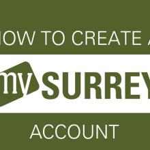 How to register for My Surrey