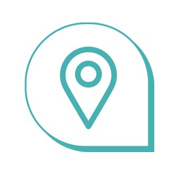 Icon of a map marker