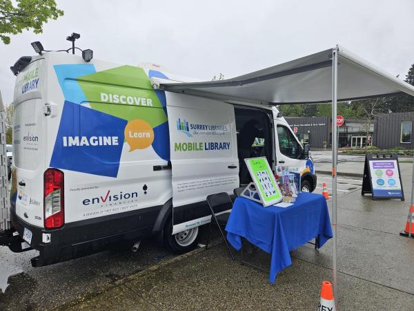 Mobile Library at an event