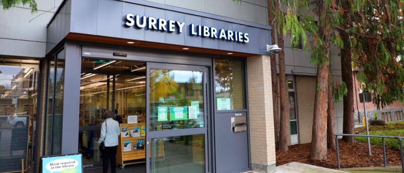 Exterior of the Cloverdale Library