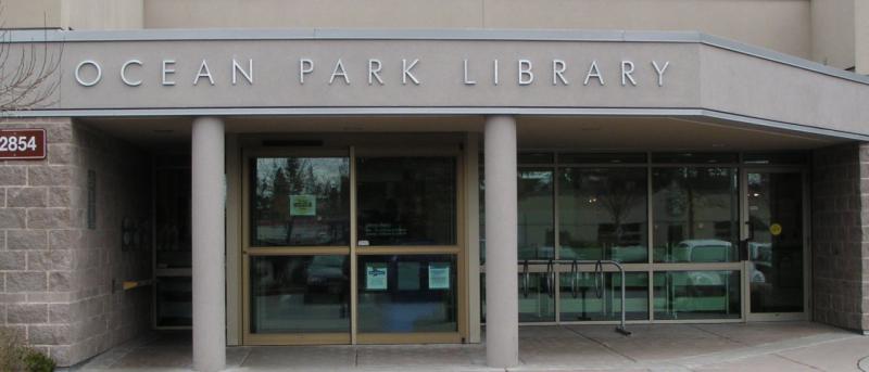 Exterior of the Ocean Park Library