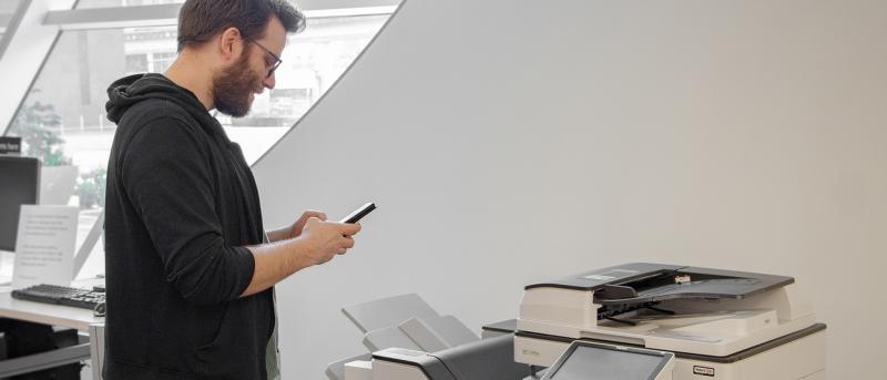 person using mobile phone